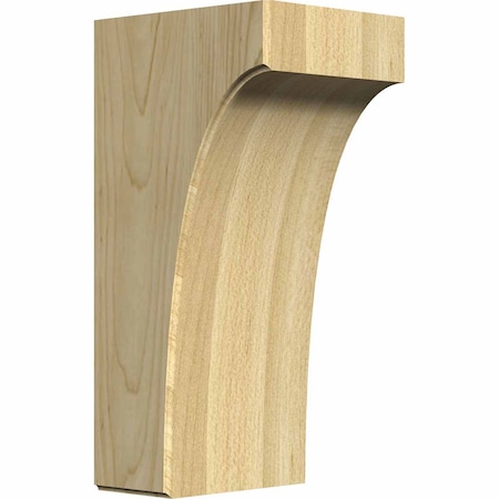 Ekena Millwork 5 1/4"W x 6"D x 12"H Clarksville Bracket, Maple BKTW05X06X12CVMA